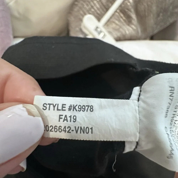 MADEWELL BLACK FRASER DEMI BOOT PONTE BLACK PANTS SIZE 29 1326 - Picture 8 of 14